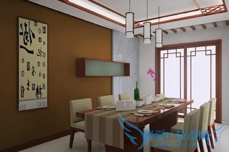 内敛质朴 中式风格的餐厅设计效果图