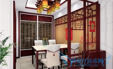 内敛质朴 中式风格的餐厅设计效果图