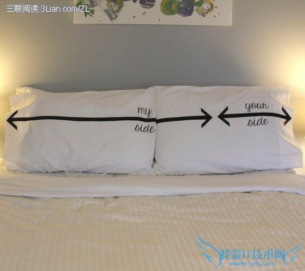 界定地盘的情侣枕套 52IJ