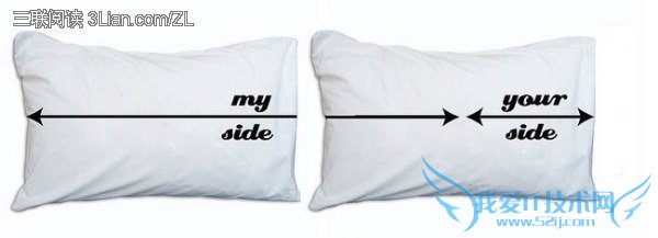 界定地盘的情侣枕套 52IJ