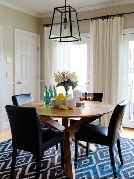 抽象灵感海军蓝公寓