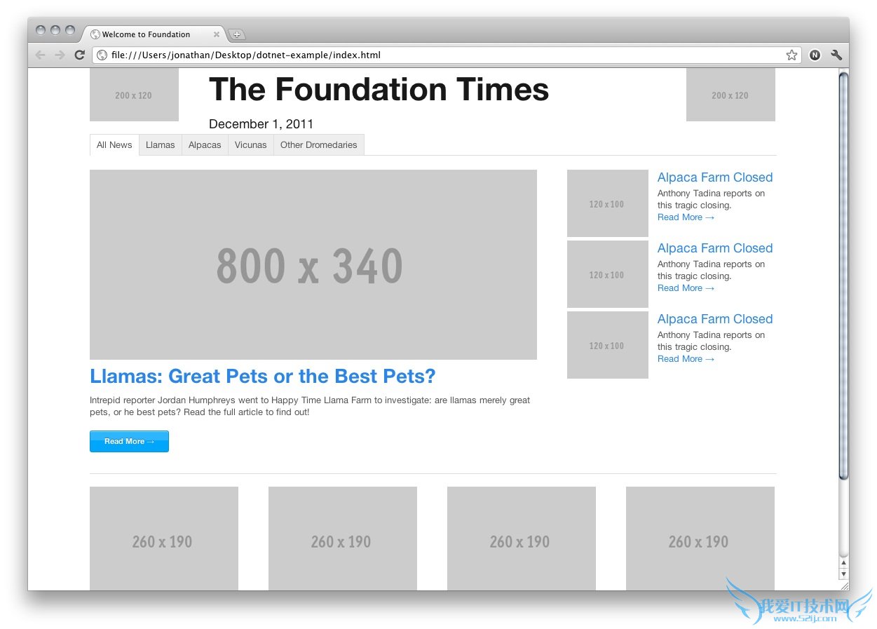 foundation-prototype-framework-homepage-basic