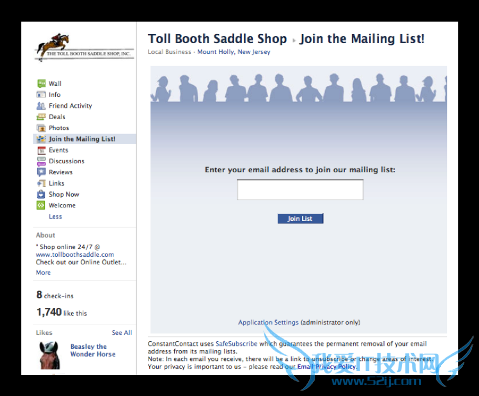 Toll Booth's mailing