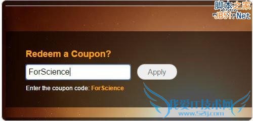 register.science输入优惠码