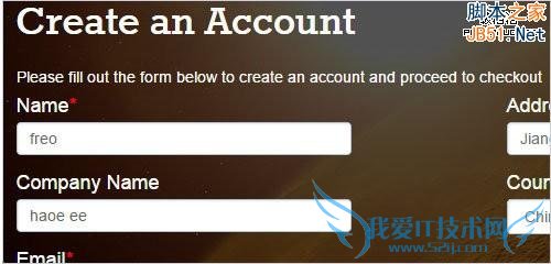 register.science填写基本信息