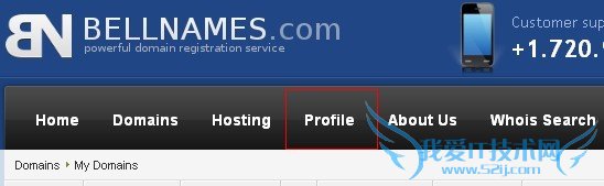 bellnames修改密码、修改邮箱和个人资料的图文教程 我爱IT技术网