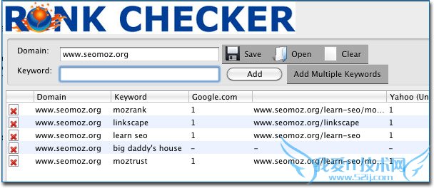 SEOBook's Rank Checker