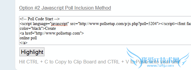 PollSetup ٽվͶƱʾ鹦