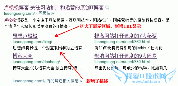 Google Sitelinks(全站链接)新版