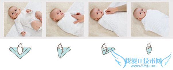 包裹小宝宝正确方法,如何包裹小宝宝 52IJ母婴教育