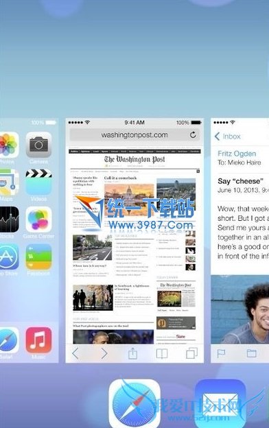 iphone6 plus怎么退出后台程序? 52IJ手机之家