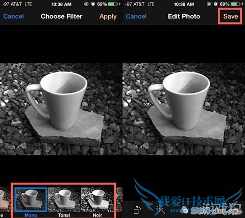 iphone让彩色照片变黑白的简单快速方法_新客网