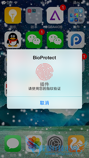 iPhone5s iOS8ԽBioProtect 
