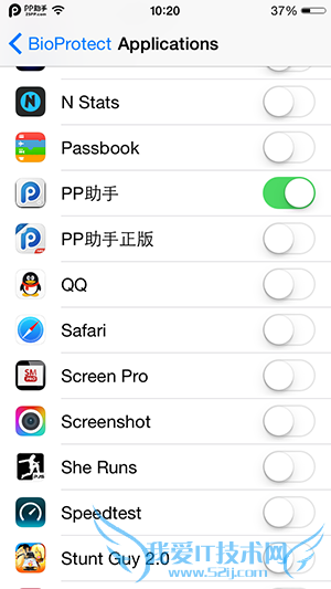 iPhone5s iOS8ԽBioProtect 