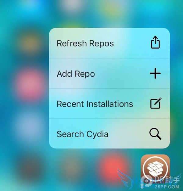 iOS9ΪCydia3D Touch 52IJֻ֮