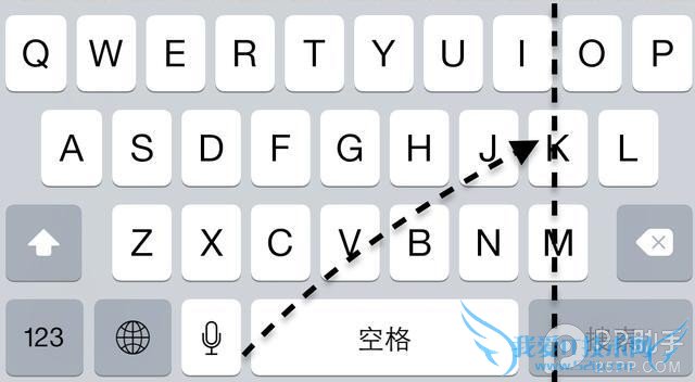 教你在苹果iPhone6 Plus上单手打字