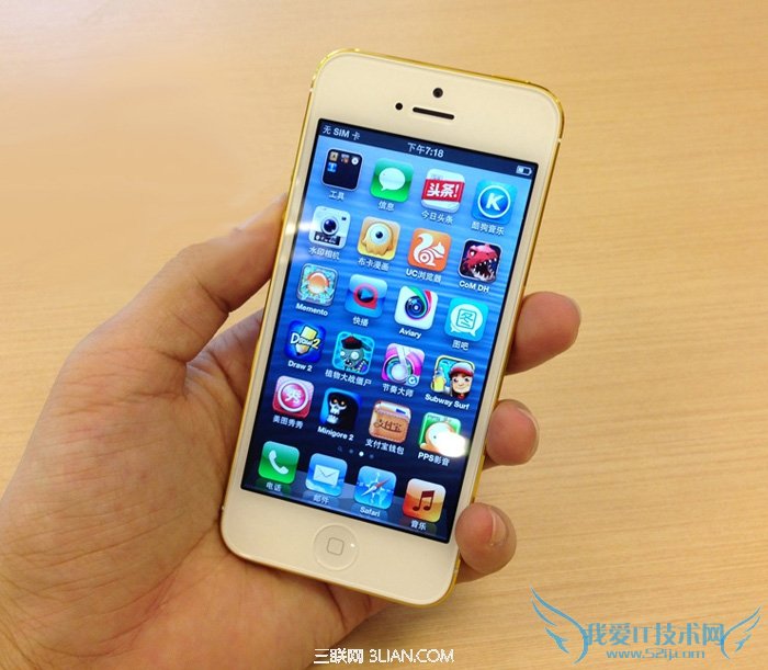 iphone5s土豪金home键会不会掉漆? 52IJ手机之家