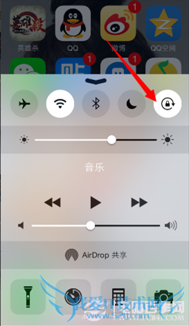 iPhone6/6 plus如何关闭屏幕旋转? 52IJ手机之家