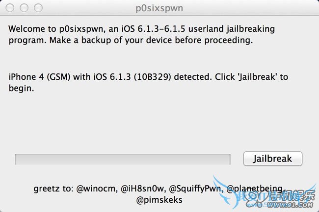 Mac版iOS6.1.3/4/5完美越狱详细教程 52IJ手机之家