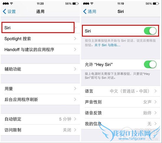 ios8如何开启Siri? 52IJ手机之家