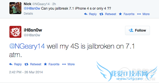 iPhone4siOS7.1Խ 52IJֻ֮