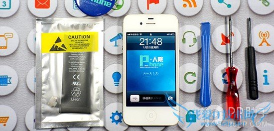 手把手iPhone4s换电池教程分享 52IJ手机之家
