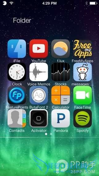 iOS7完美越狱7FolderRelayout插件有什么用? 52IJ手机之家