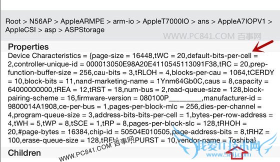 iPhone6闪存类型检测方法