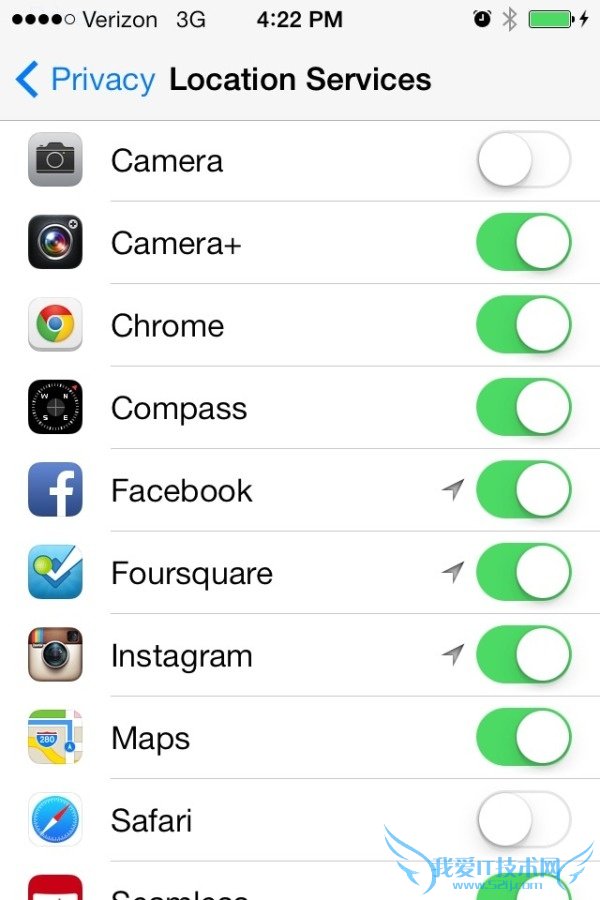 iOS7 几个省电的方式