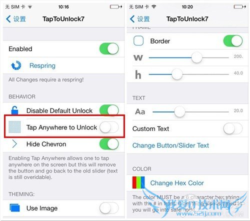 iOS7ԽƼTapToUnlock7