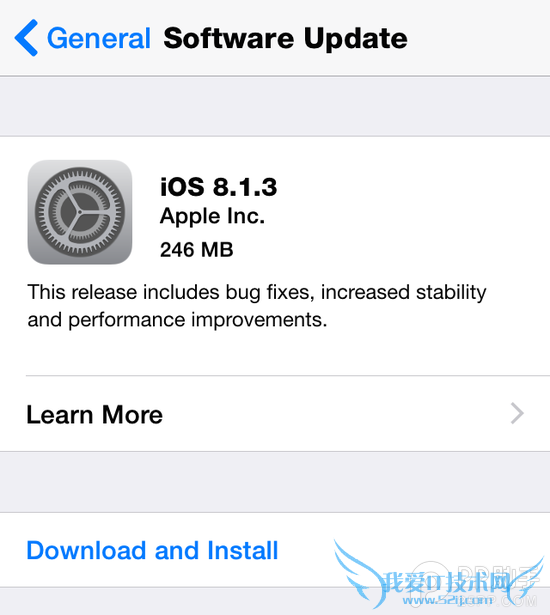 iOS8.1.3ʽʲô 52IJֻ֮