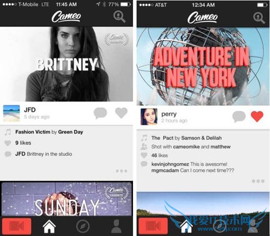 Cameo给视频添加浮动文字的应用 52IJ手机之家