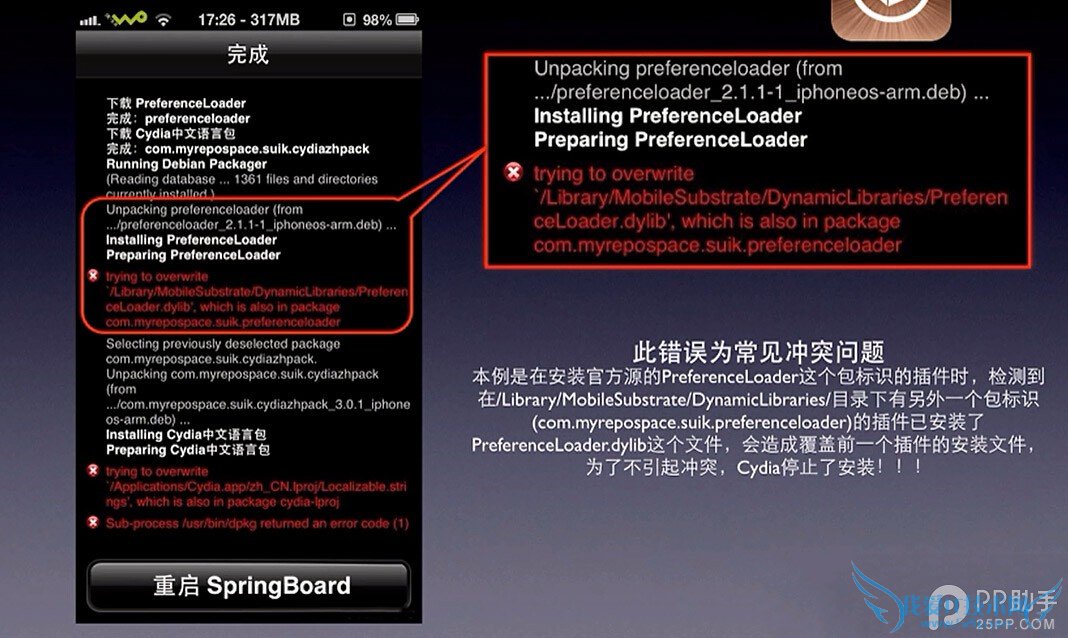 越狱后Cydia的一些常识和问题简介以及日常简单技巧