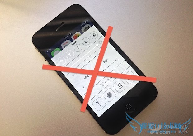 在玩游戏应用时如何禁止iOS7控制中心出现 52IJ手机之家