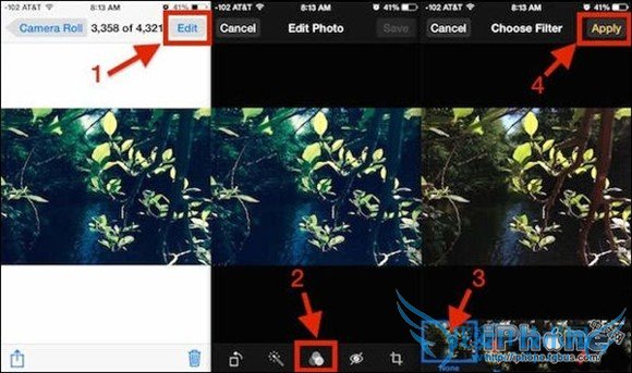 iOS7内置照片里的滤镜效果如何去除? 52IJ手机之家
