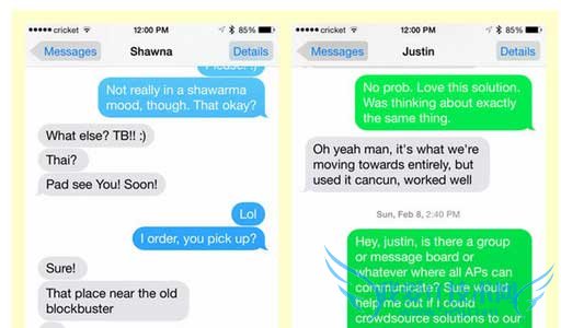 iPhone发送的信息有“绿”有“蓝”是怎么回事? 52IJ手机之家