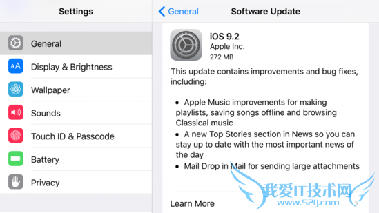 iOS9.2电量显示故障如何解决? 52IJ手机之家