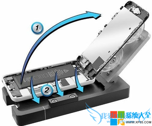 最简单的iPhone手机拆机教程 苹果手机拆机教程 苹果手机如何换内电池 系统之家