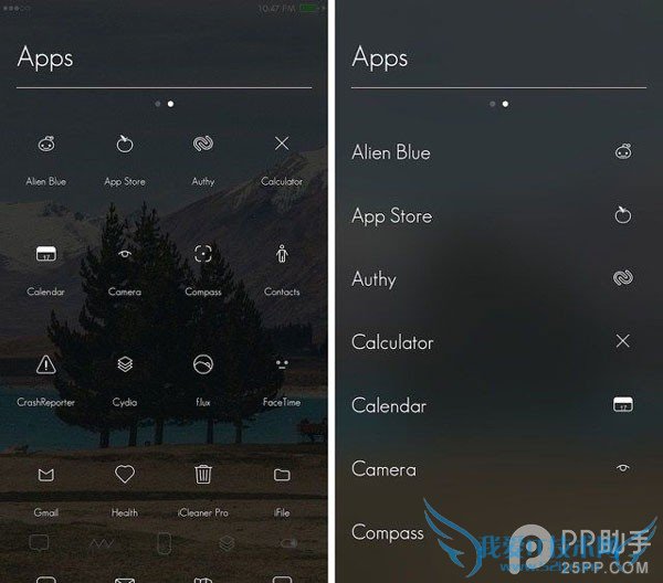 iOS8/iOS9高度自定义应用启动器 52IJ手机之家