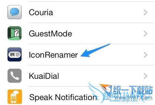 iPhone6怎么修改图标名字?