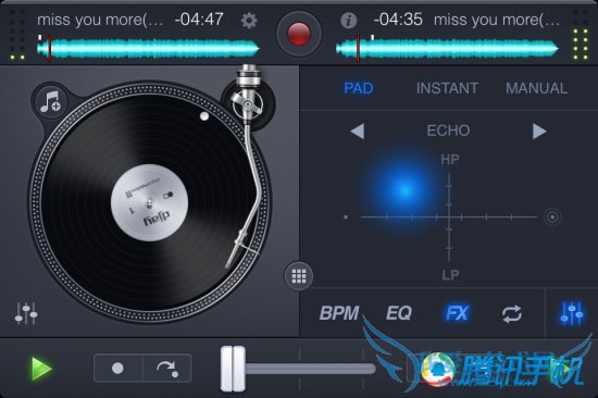 iOS顶级DJ混音打碟应用djay 2 一起来摇摆
