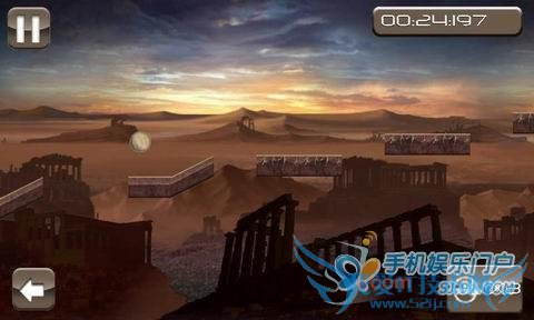 滚球冲刺 圆球不断向前冲