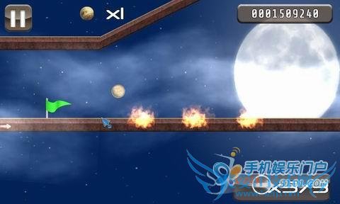 滚球冲刺 圆球不断向前冲