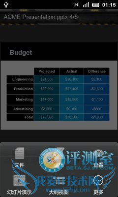 中外办公软件大乱斗 四款安卓Office类软件评测