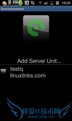 Server Assistant in action