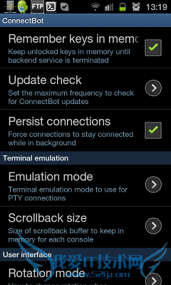 ConnectBot in action