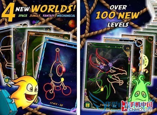 Android烧绳子游戏世界版:4大主题100关卡 52IJ手机之家教程