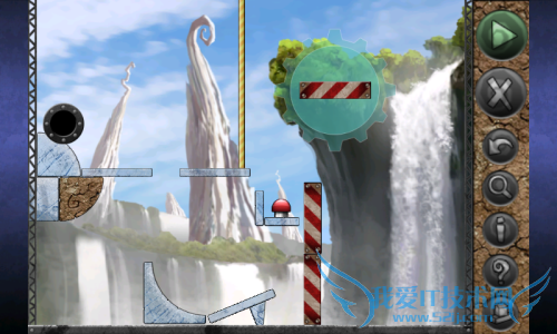 拖动道具可以移动它们,拖动道具周围的齿轮则可以转动方向。将道具摆放到位后,点击屏幕其他位置即可。