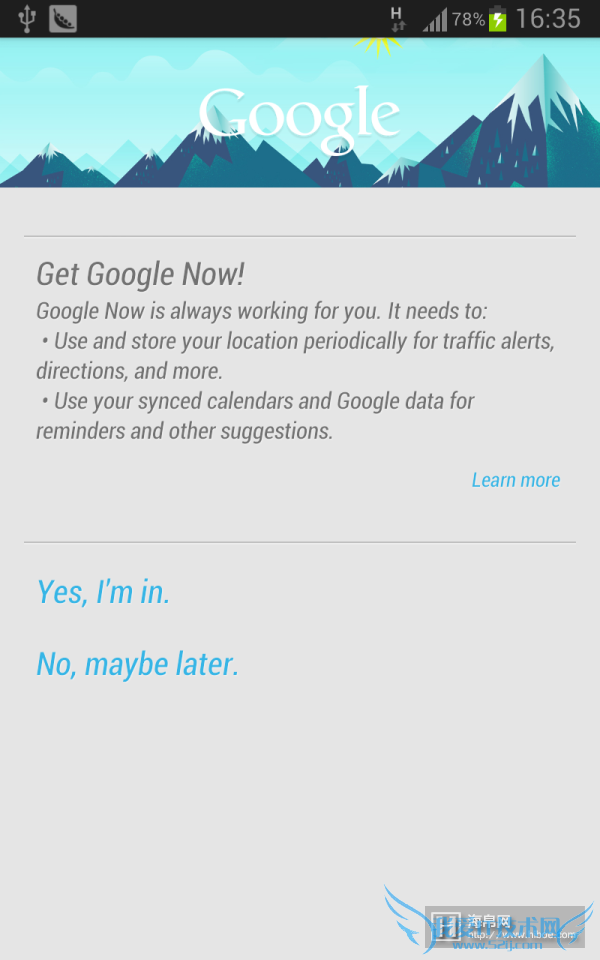 在手机上激活Google Now功能,教你Google Now的开启方法