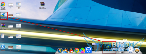 windows7桌面怎么添加跟mac os一样的工具栏?